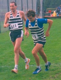 John and Greg at the St Albans Relay 2001