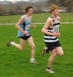 Liam at the NW London Young Athletes League - 2005