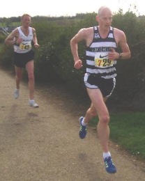 Henry at the SEAA 12 stage relay - Milton Keynes - April 2005