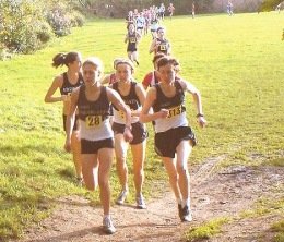 Leading women at the North London Champs - Alexandra Palace - 12th November 2005