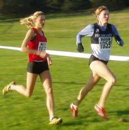 Svenja at the London Champs - Parliament Hill - 19th November 2005