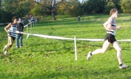 Dale and Saningo at the London Champs - Parliament Hill - 19th November 2005