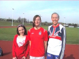 Charlotte & Eucalypta with Commonwealth Games silver medalist Julie Crane