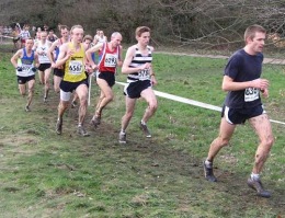 Alistair at the SEAA Championships - Parliament Hill Fields 29/01/2008