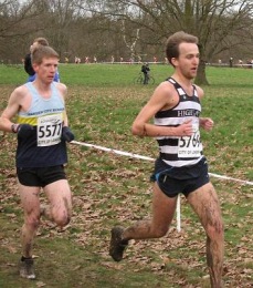 Andrew at the SEAA Championships - Parliament Hill Fields 29/01/2008