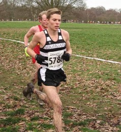 Ryan at the SEAA Championships - Parliament Hill Fields 29/01/2008