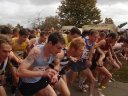 Start of the National 6 Stage Relay - Sutton Park - 17th October 2009