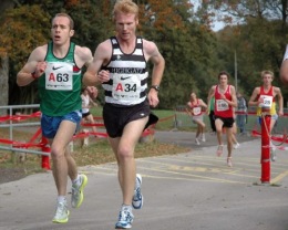 Peter Nowill at the National 6 Stage Relay - Sutton Park - 17th October 2009