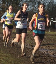 Jenny at the SEAA Championships - Parliament Hill Fields - 30th January 2010