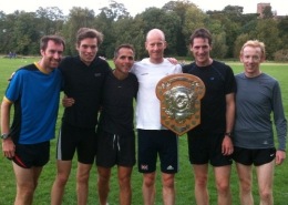 St Albans Relay Winners - 18th September 2010 Ben Noad, Ryan McKinley, Ben Pochee, Henry Dodwell, Glenn Saqui, Richard Scott