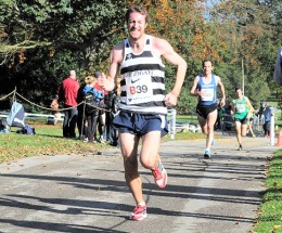 Ben Noad at the England Road Relay Championships - Sutton Park - 16th October 2010