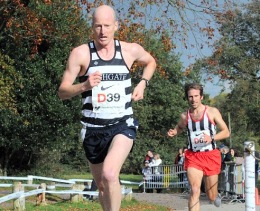 Henry Dodwell at the England Road Relay Championships - Sutton Park - 16th October 2010