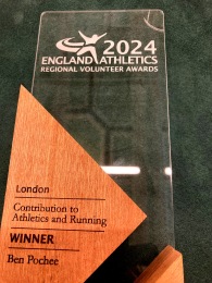 England Athletics London Regional Volunteer Awards